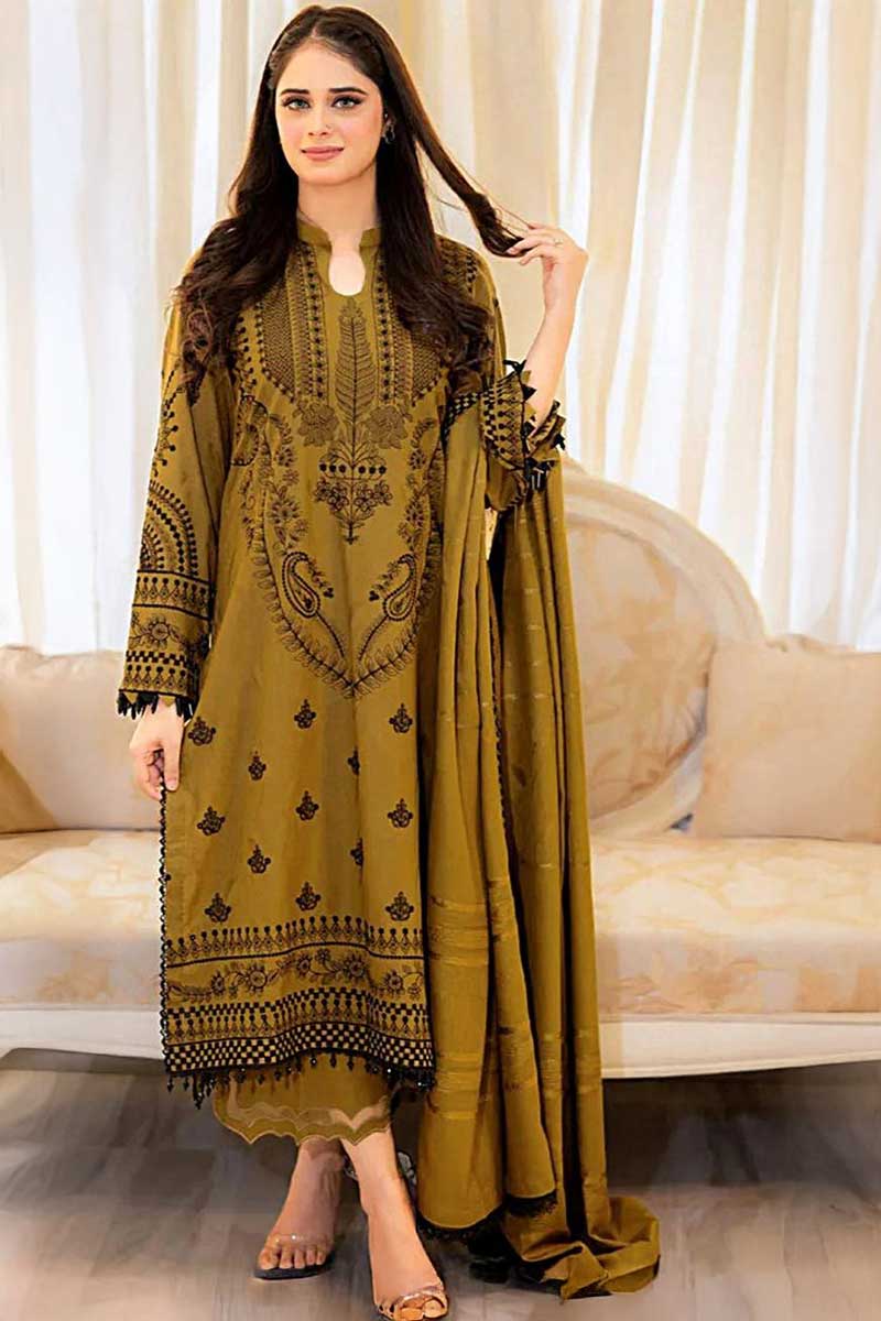 Bareeze Embroidered Lawn 3-Piece Suit - BL-069, view 1