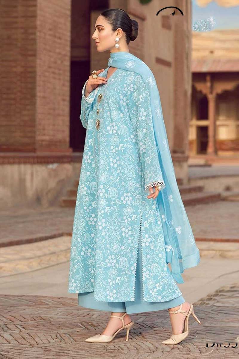 Bareeze Embroidered Lawn 3-Piece Suit - BL-070, view 1