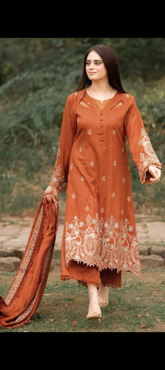 Bareeze Embroidered Lawn 3-Piece Suit - BL-062, view 1