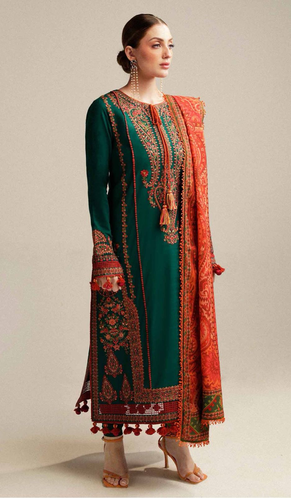 Bareeze Embroidered Lawn 3-Piece Suit - BL-059, view 1