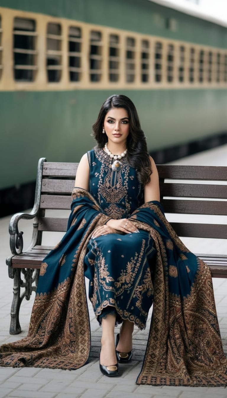 Bareeze Embroidered Lawn 3-Piece Suit - BL-021, view 1