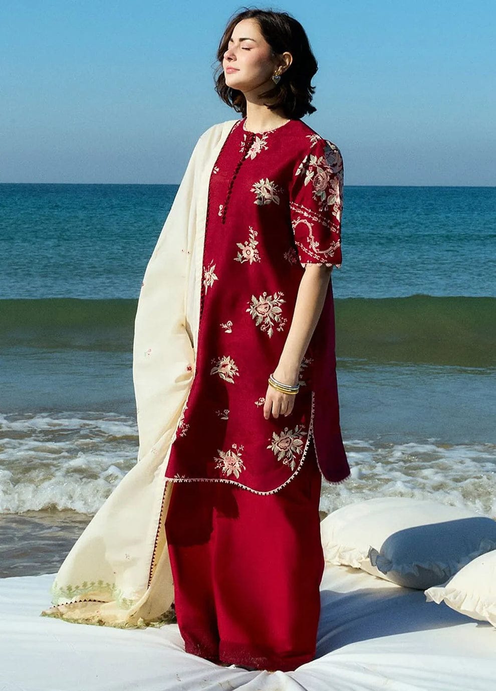 Bareeze Embroidered Lawn 3-Piece Suit - BL-016, view 1