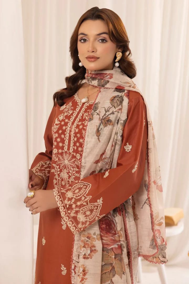 Bareeze Embroidered Lawn 3-Piece Suit - BL-009, view 1