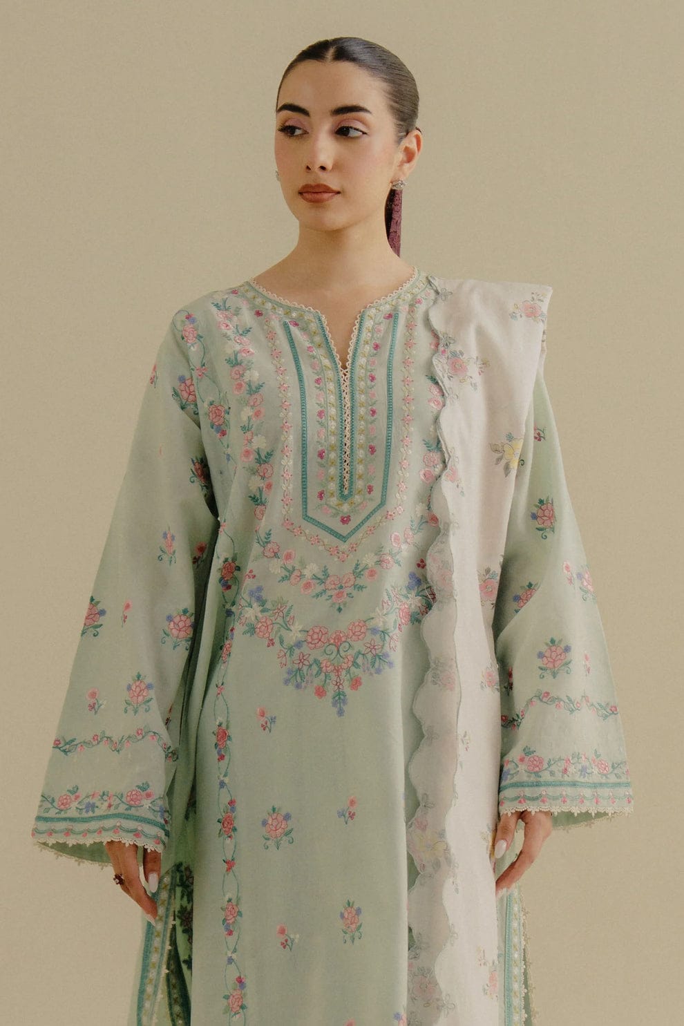 Bareeze Embroidered Lawn 3-Piece Suit - BL-004, view 1