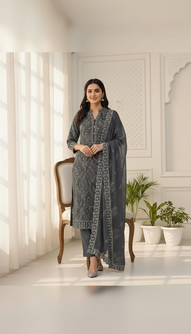 Bareeze Embroidered Lawn 3-Piece Suit - BL-076, view 1