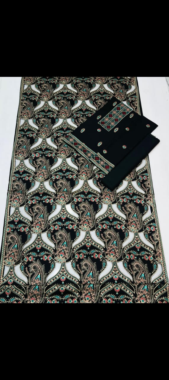 3pc-Embroidered-Dhanak D 60