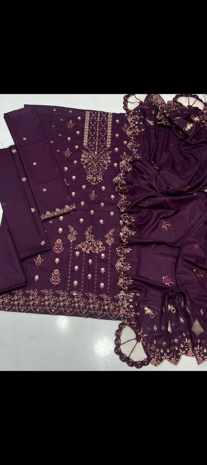 3pc-Embroidered-Dhanak D 61