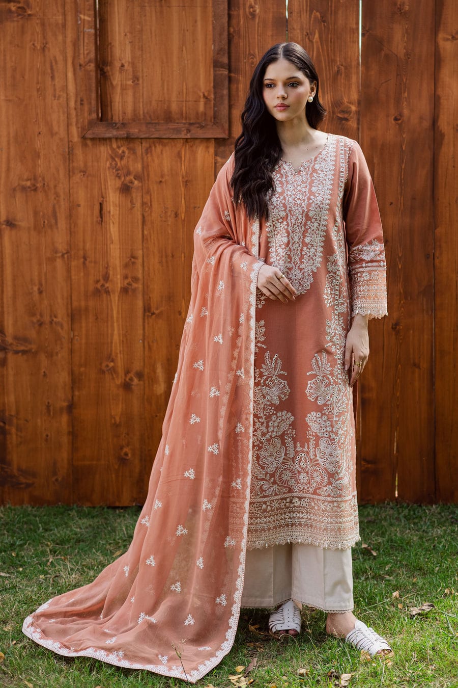 Bareeze Embroidered Lawn 3-Piece Suit - BL-054, view 1
